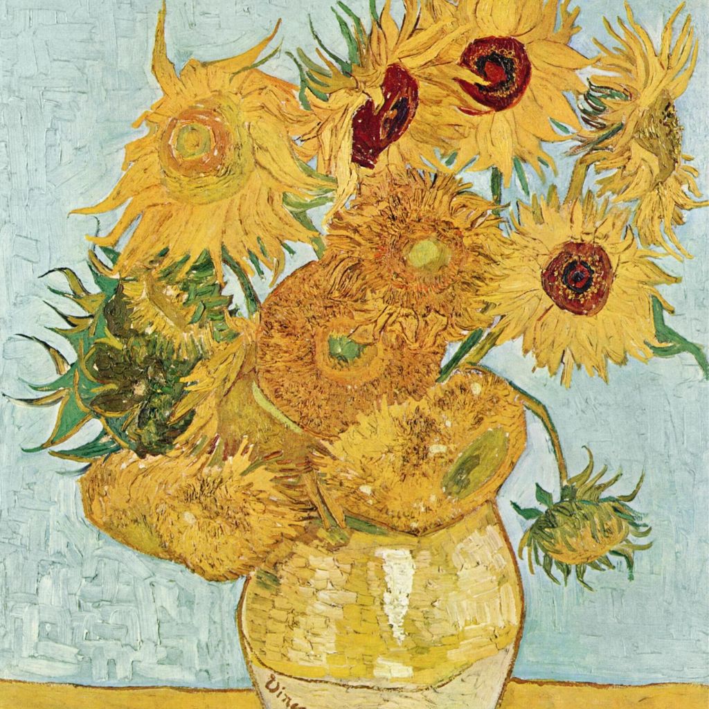 Series on the Masters: Spotlight on Vincent Van Gogh + Sunflower Paintings
